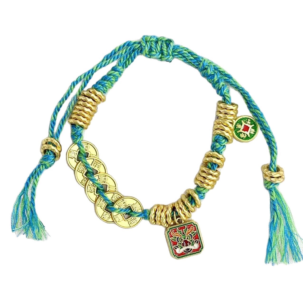 民族风手串抽绳手链时尚饰品女士手链潮流珠宝配饰百搭简约款手链锆石手链饰品时尚珠宝手链细节图