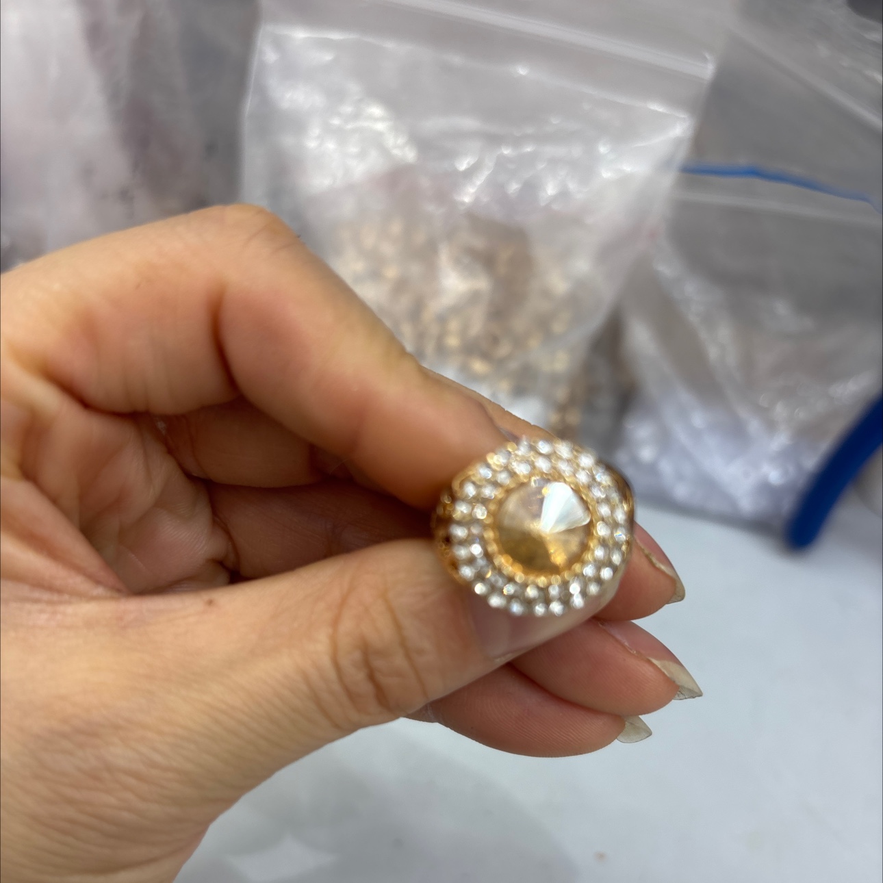 银戒指女个性儿童戒指简约百搭款