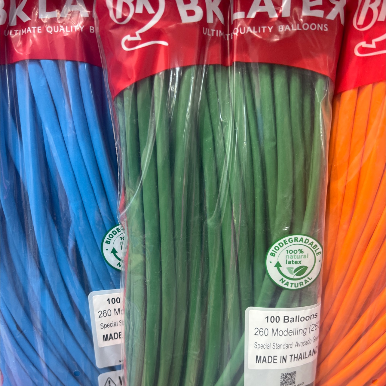 BK2602克森林绿长条气球泰国BK正品进口气球高质量好气球正版BK260长条气球