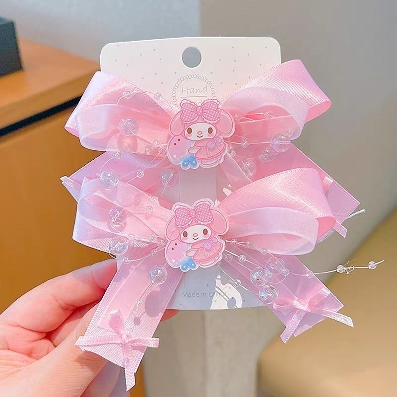 汉服假发发饰牛仔发箍婴儿发带儿童夏季可爱发夹对夹清新百搭