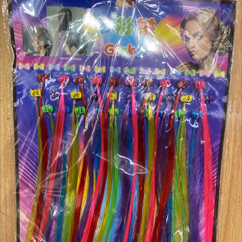 Hanfu wigs, hair accessories, hair clips, children's summer cute wig clips details Picture