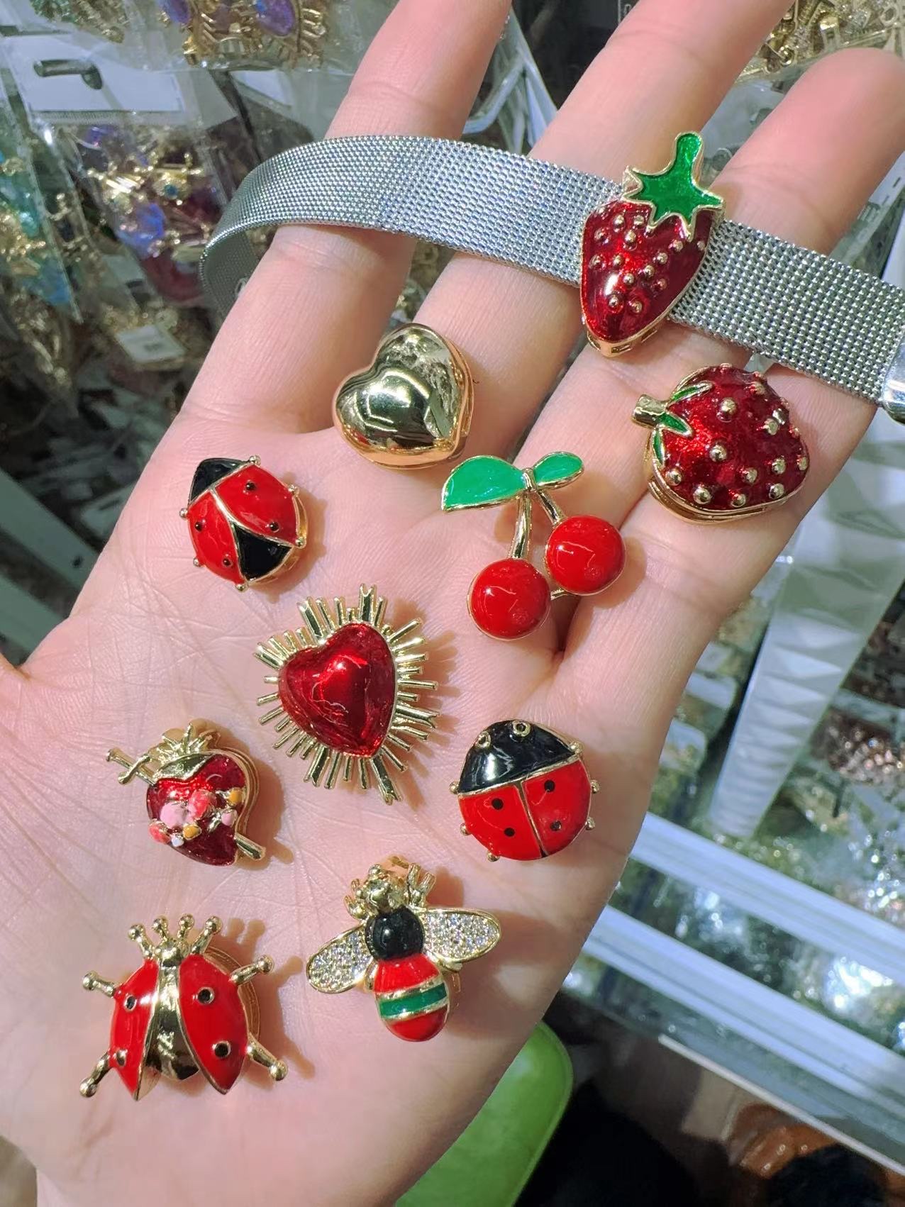 滴油配件定位扣铜万能扣配件 多款选择   🍒 🍓 ♥️铜万能扣