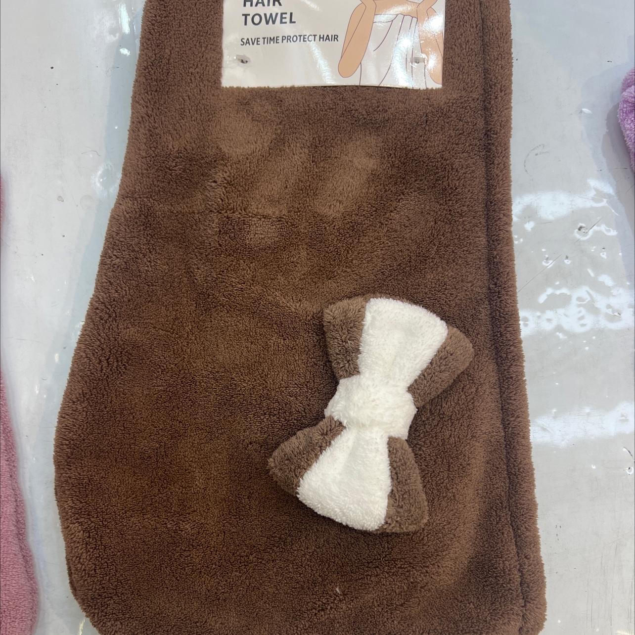 浴花浴帽实物图