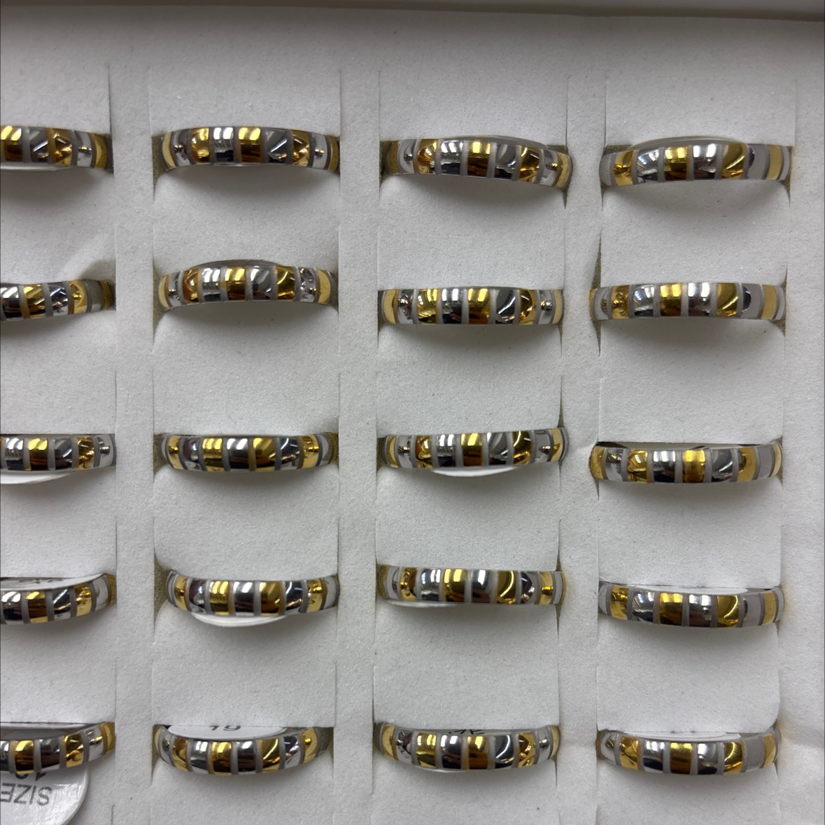 不锈钢戒指电镀金色戒指饰品戒指