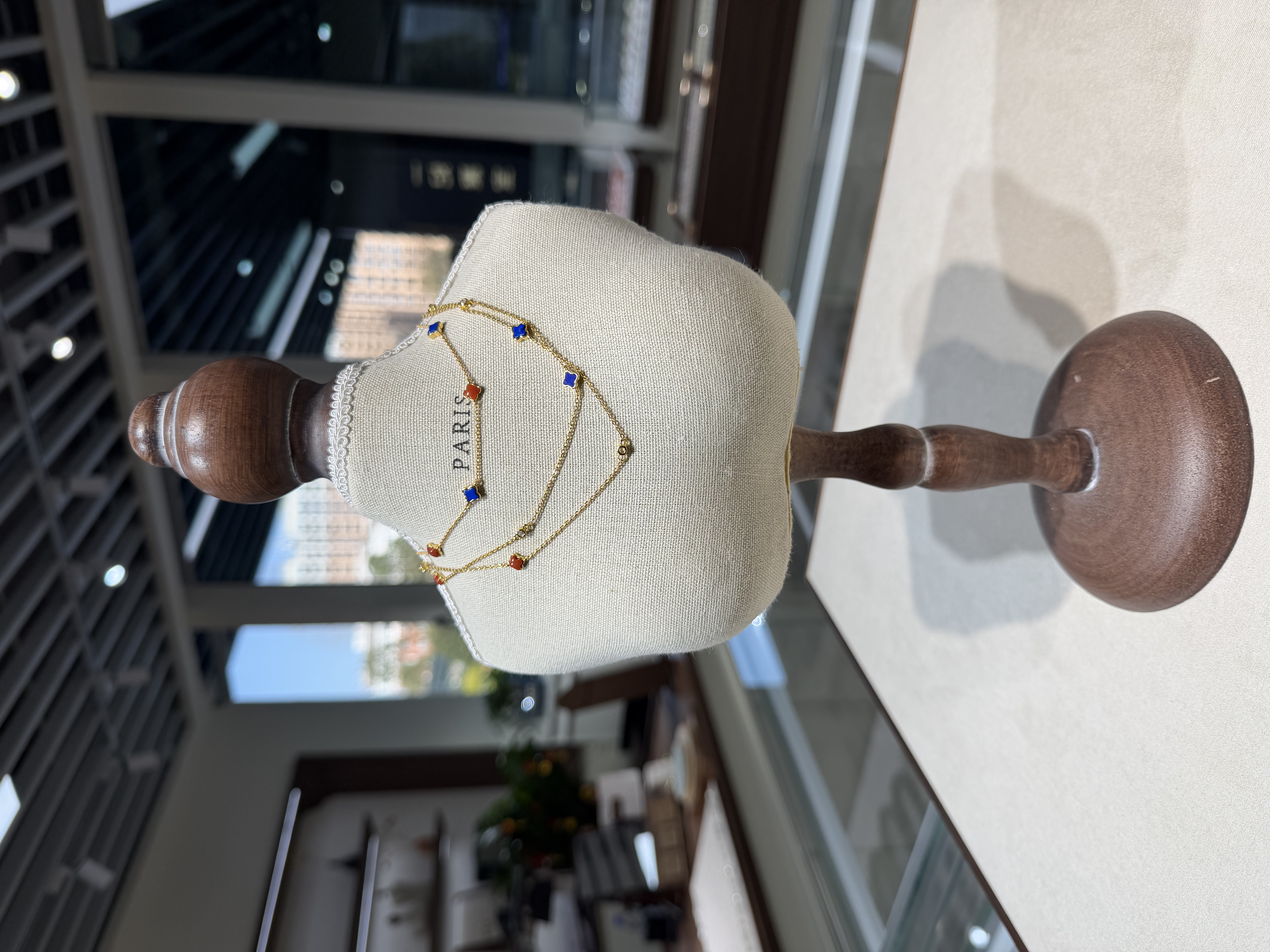 【一妃聚宝】天然南红青金项链女三款戴项链手链款时尚高级定制毛衣链女