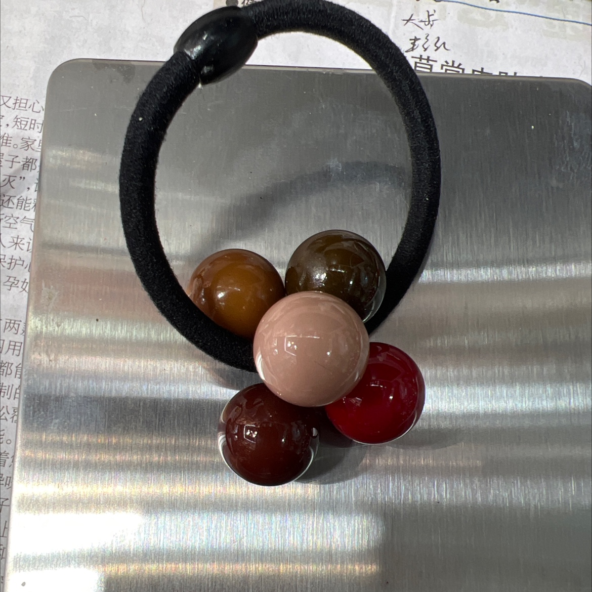 时尚五颗珠饰品详情图3