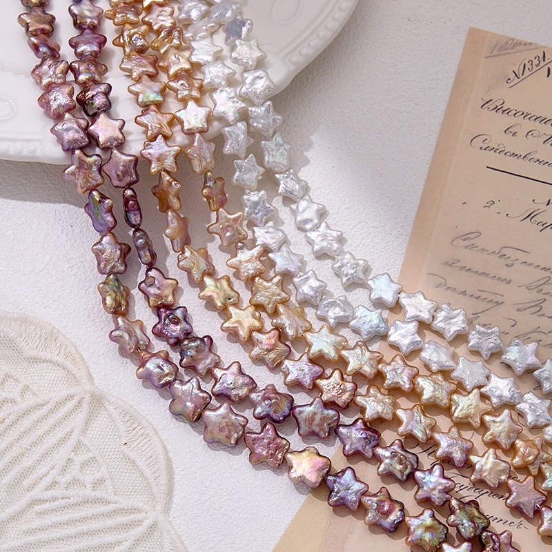 Meteor tail pentagram irregular baroque natural freshwater pearl nuclear abnormity diydiydiydiydiydiydiydiydiydiy details Picture