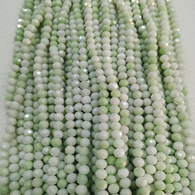 珠子珍珠串珠米珠木珠手工DIY饰品配件多色装饰材料扁珠