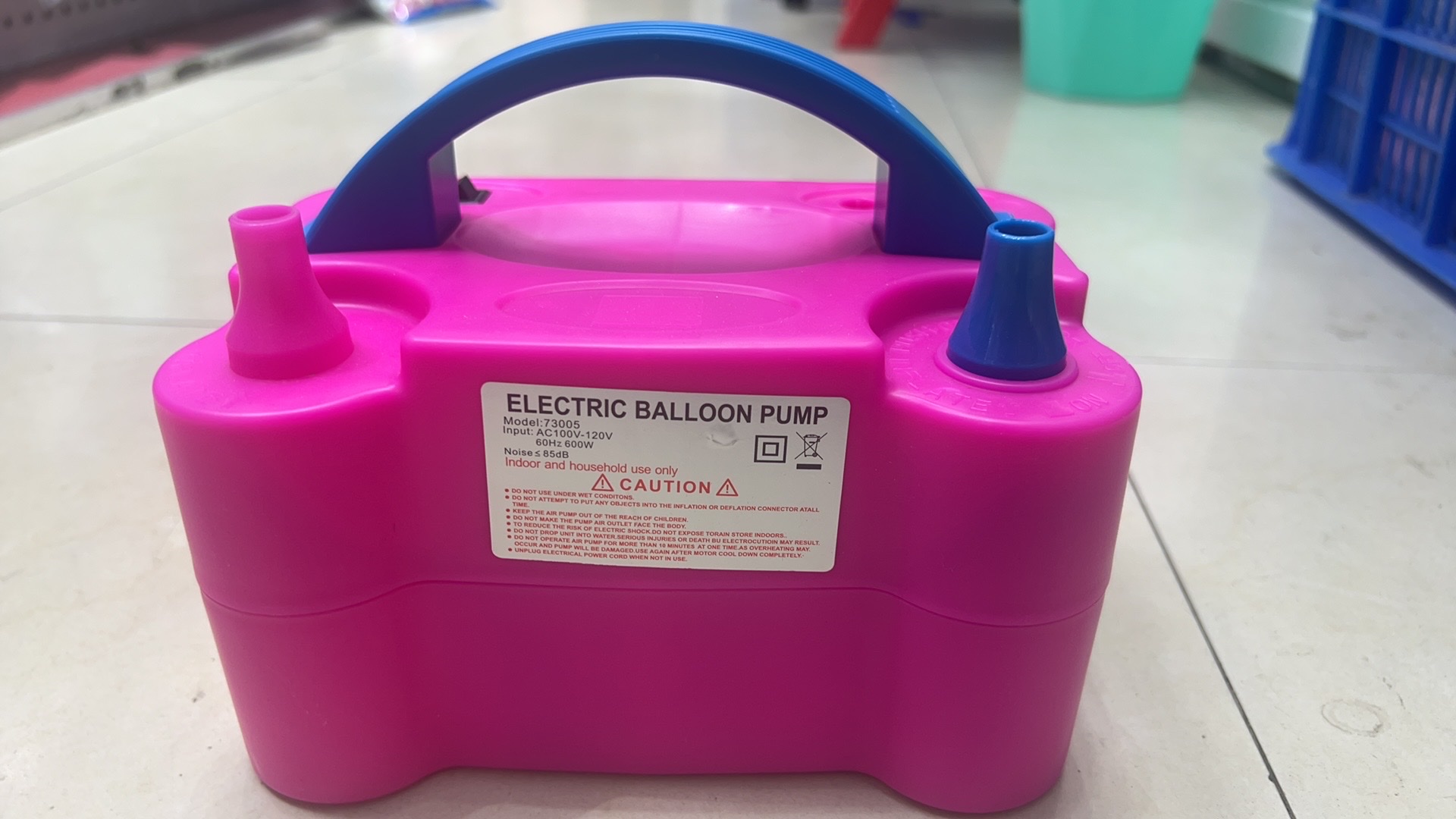 老款73005气球气泵可以给圆气球打气的快速充气泵常规大小非缩小款的气球充气泵细节图