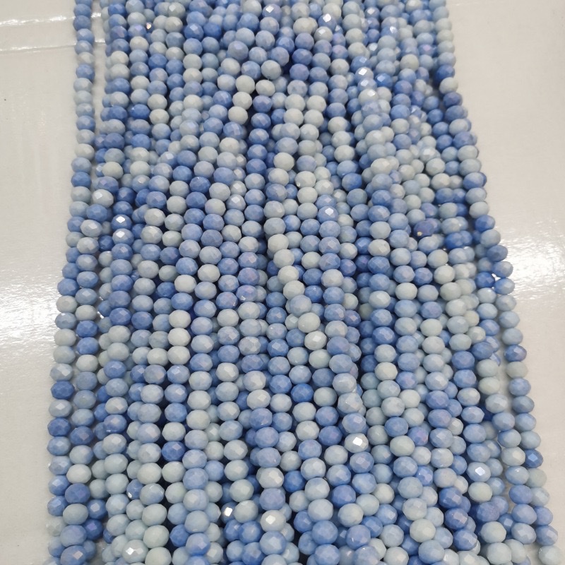 珠子扁珠串珠米珠木珠手工DIY饰品配件多色可选