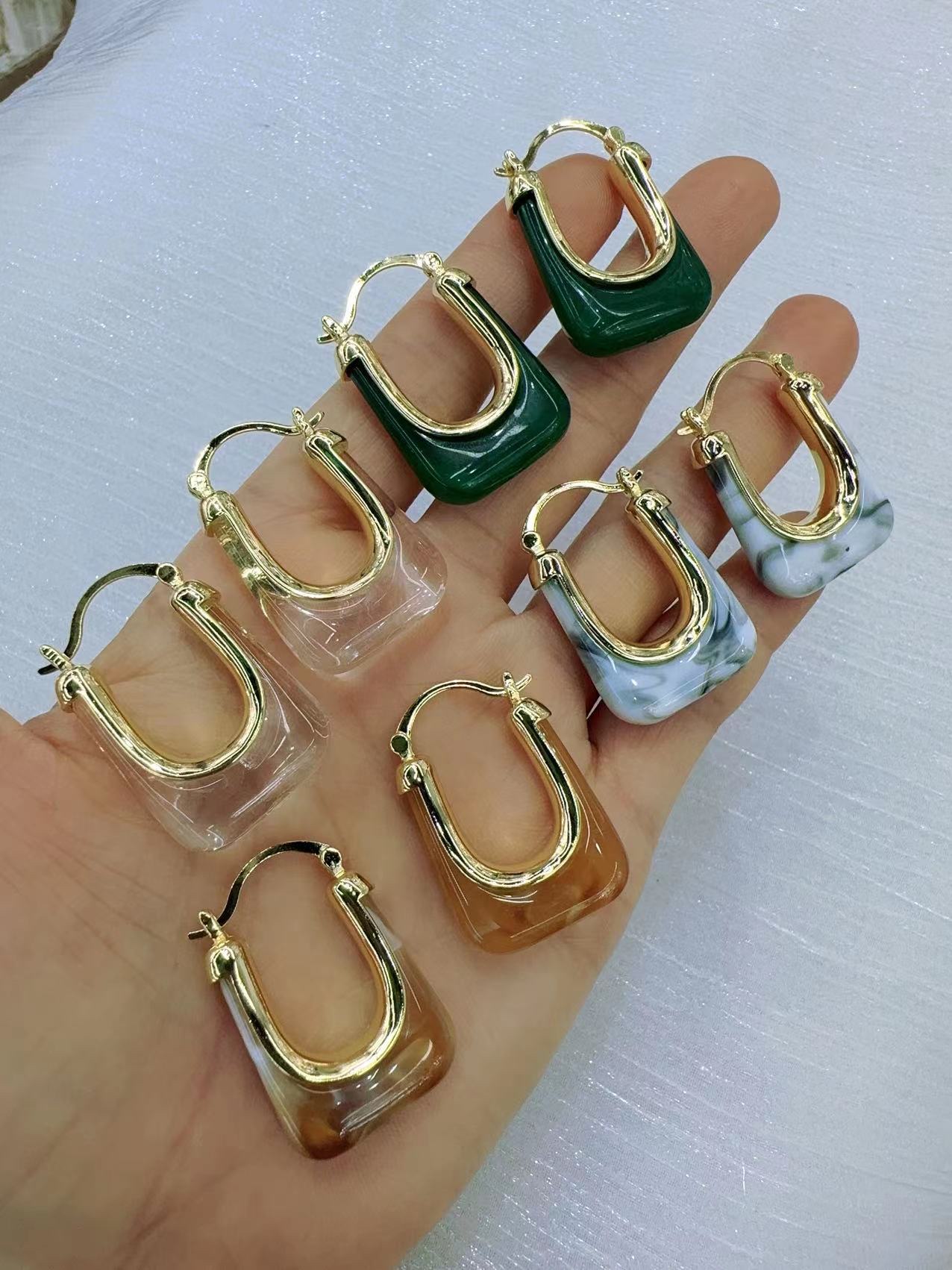 Новые модные серёжки для ушей, короткие сережки для индивидуальных сережек, женские аксессуары на 100 аксессуаров details Picture