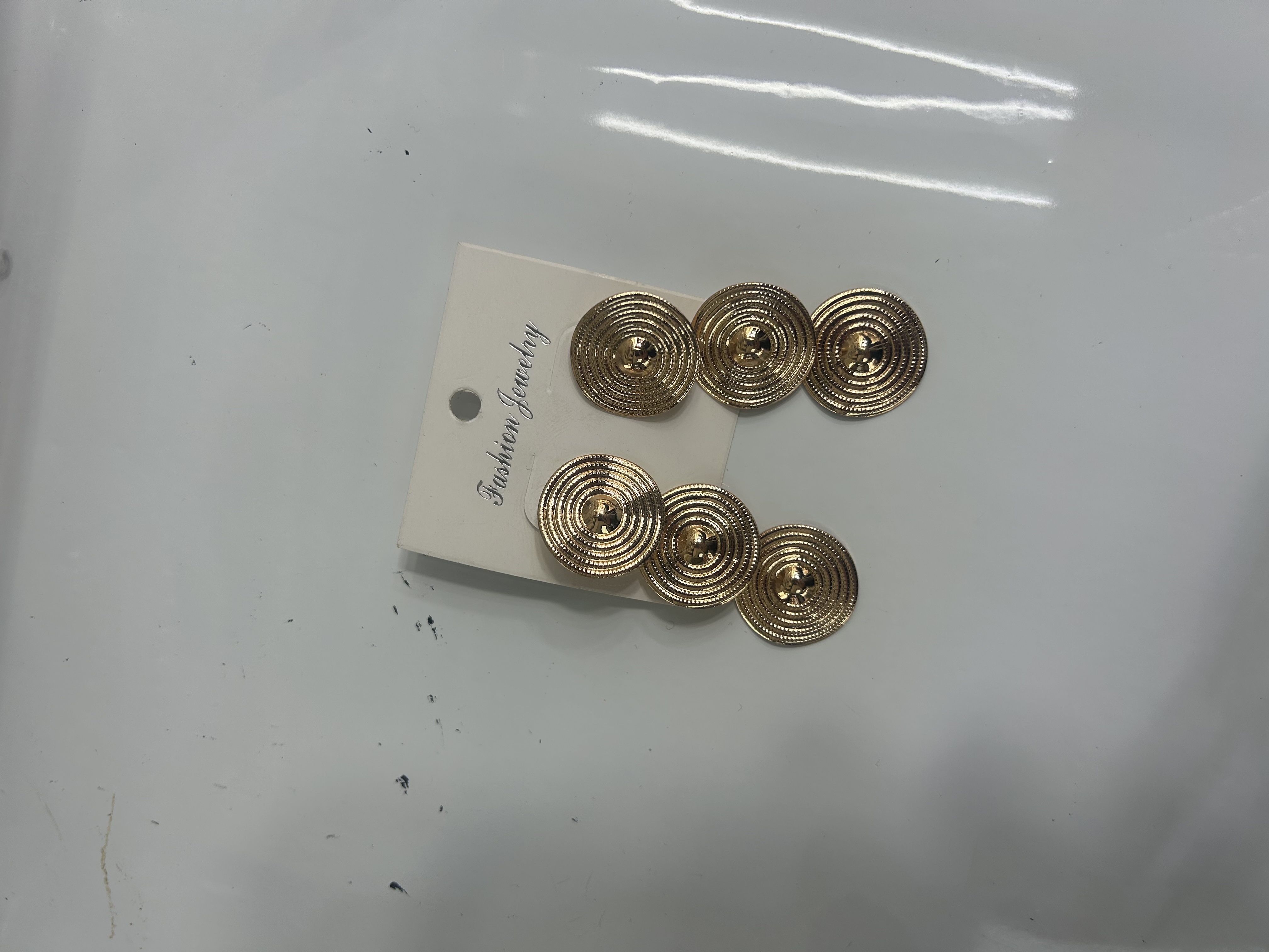 时尚烧焊锆石耳环耳饰简约个性耳坠女士配饰潮流耳饰品