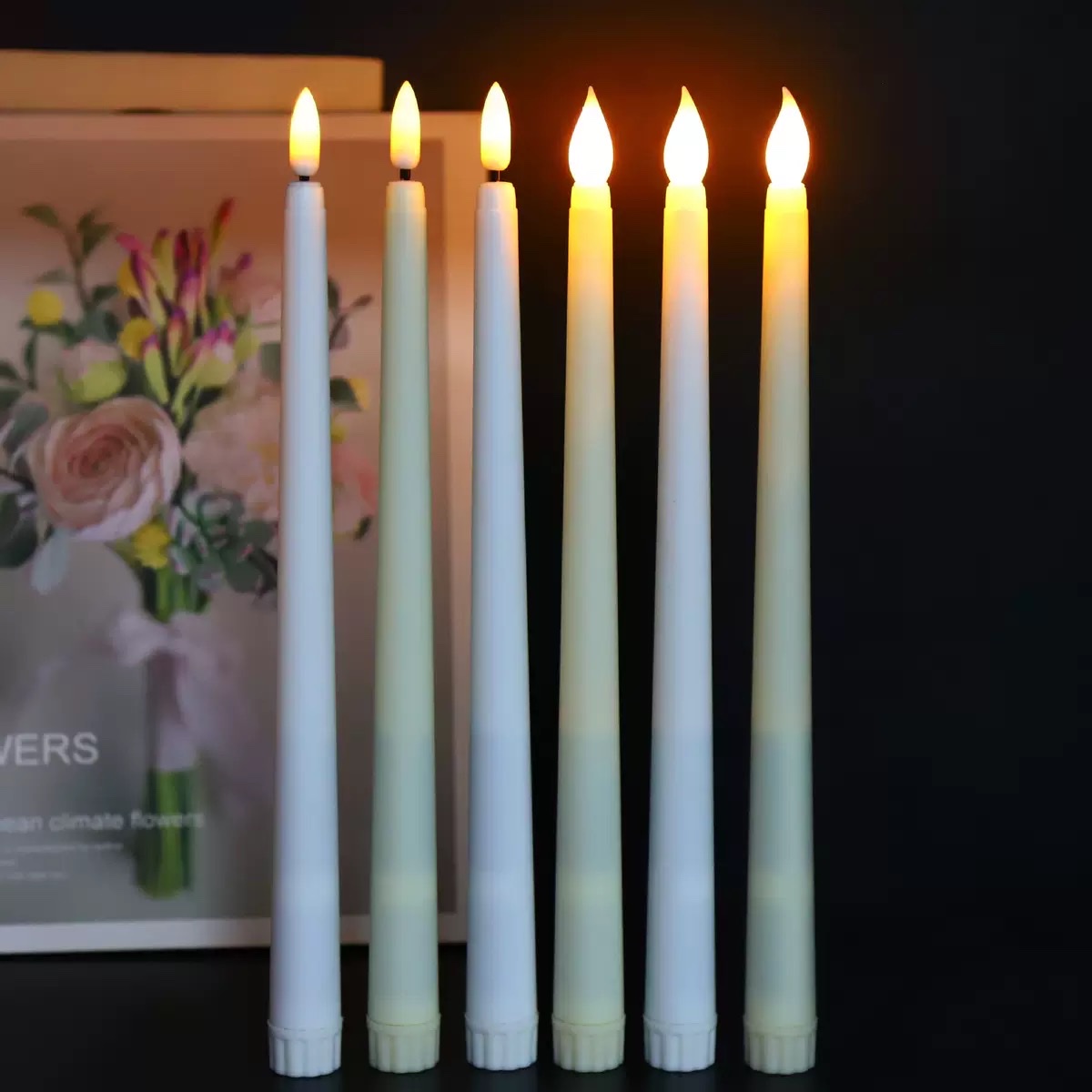 led remote control long pole led electronic candle light, cross-border electronic candle light, wedding birthday candlelight, dinner atmosphere light detail image 5