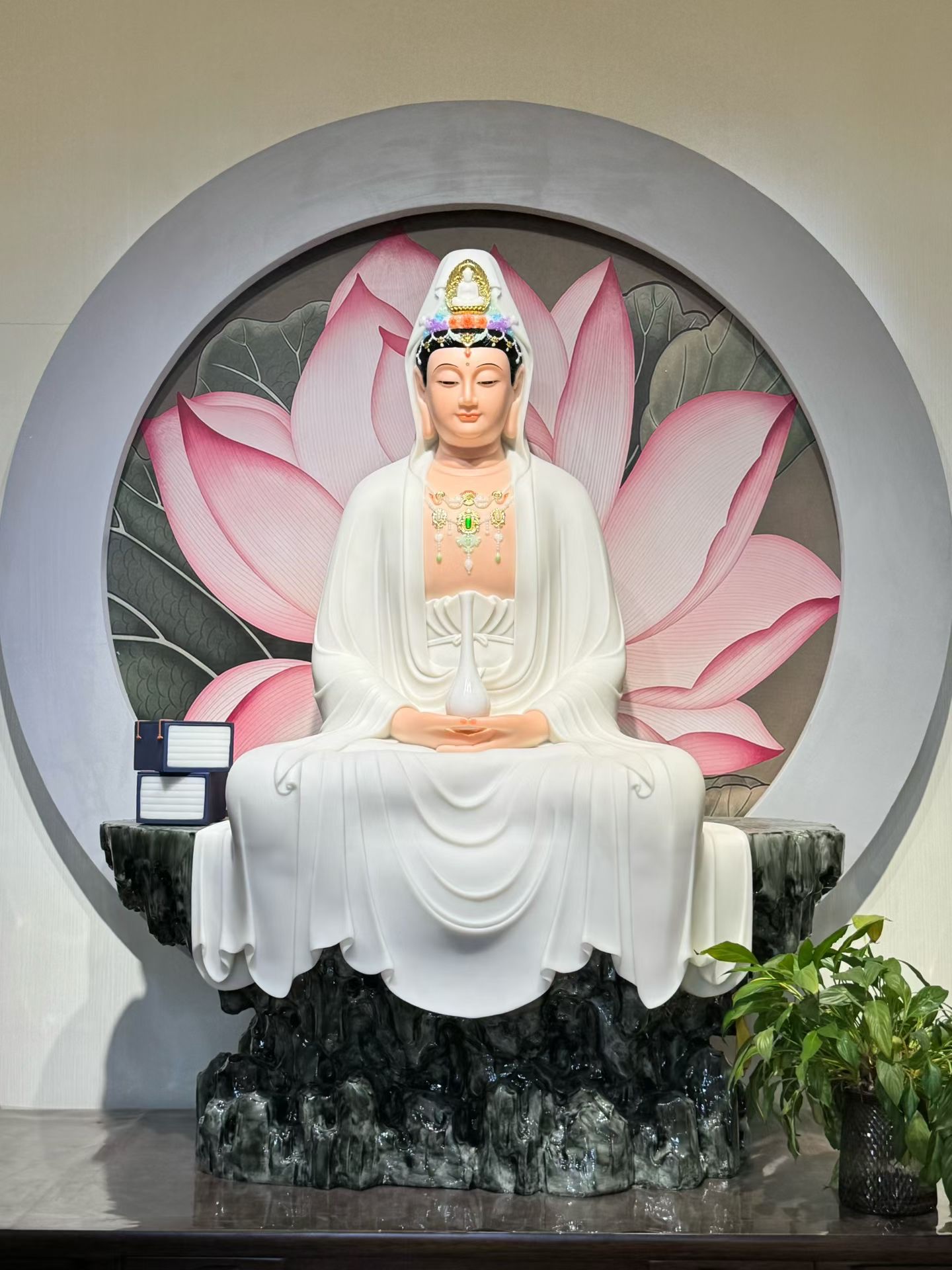 佛像玉观音雕塑神像佛具用品供奉装饰工艺品摆件礼佛用品新款佛具用品神像