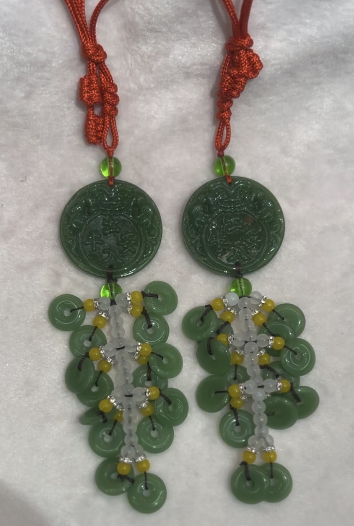 Green jade car interior pendant, car interior decoration for women, 2025 new style high-end gourd safety decoration for men Application Scenario