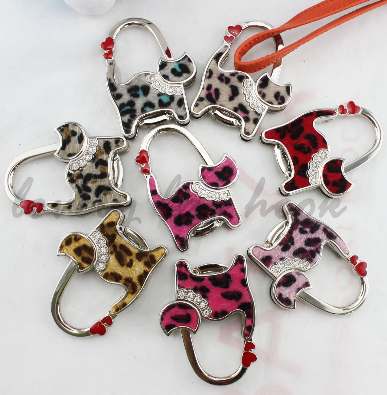 创意动物造型金属工艺品 手提挂包钩包包装饰品挂件