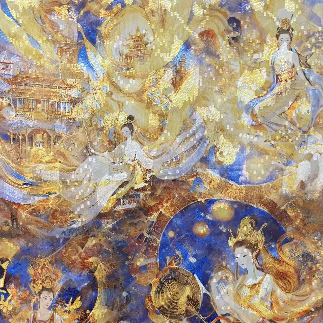 The new Chinese-style shawl, scarf and cut flower long scarf for the Flying Dancer, 70*180 detail image 2