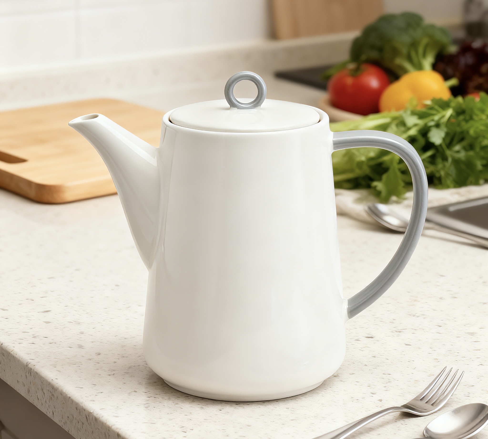 Ceramic ornaments, large ceramic flower POTS, ceramic flower handicrafts, creative decorations, ceramic flower art arrangements, home furnishings details Picture