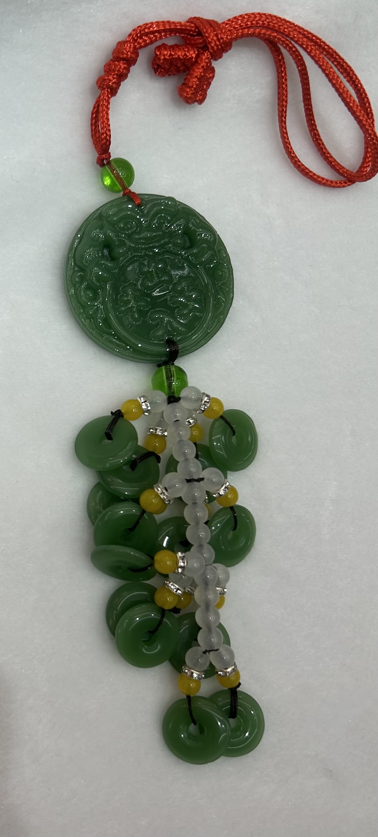 绿玉车内挂件车载挂饰女车内饰品摆件2025新款高档葫芦平安装饰男