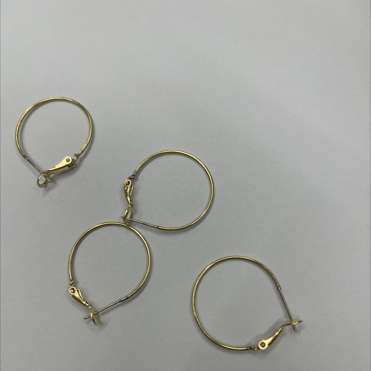 25# Simple anti-silver needle earrings