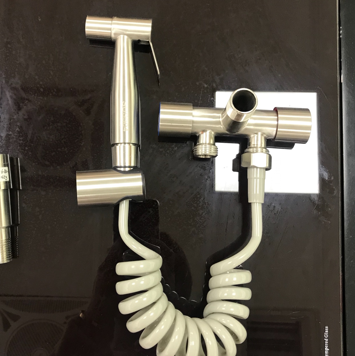 不锈钢 妇洗器 小喷枪套装        