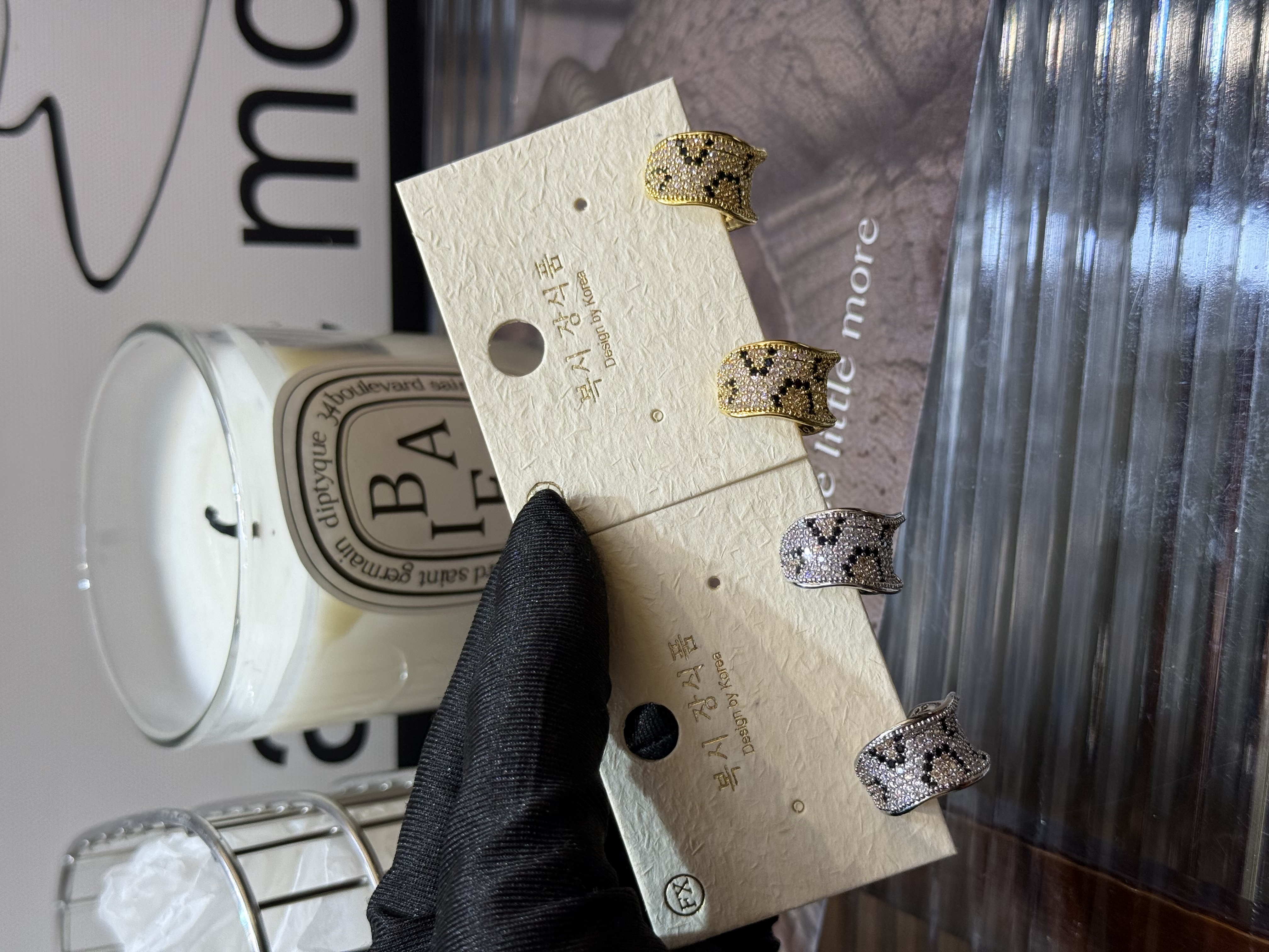 韩风饰品设计感饰品产品图