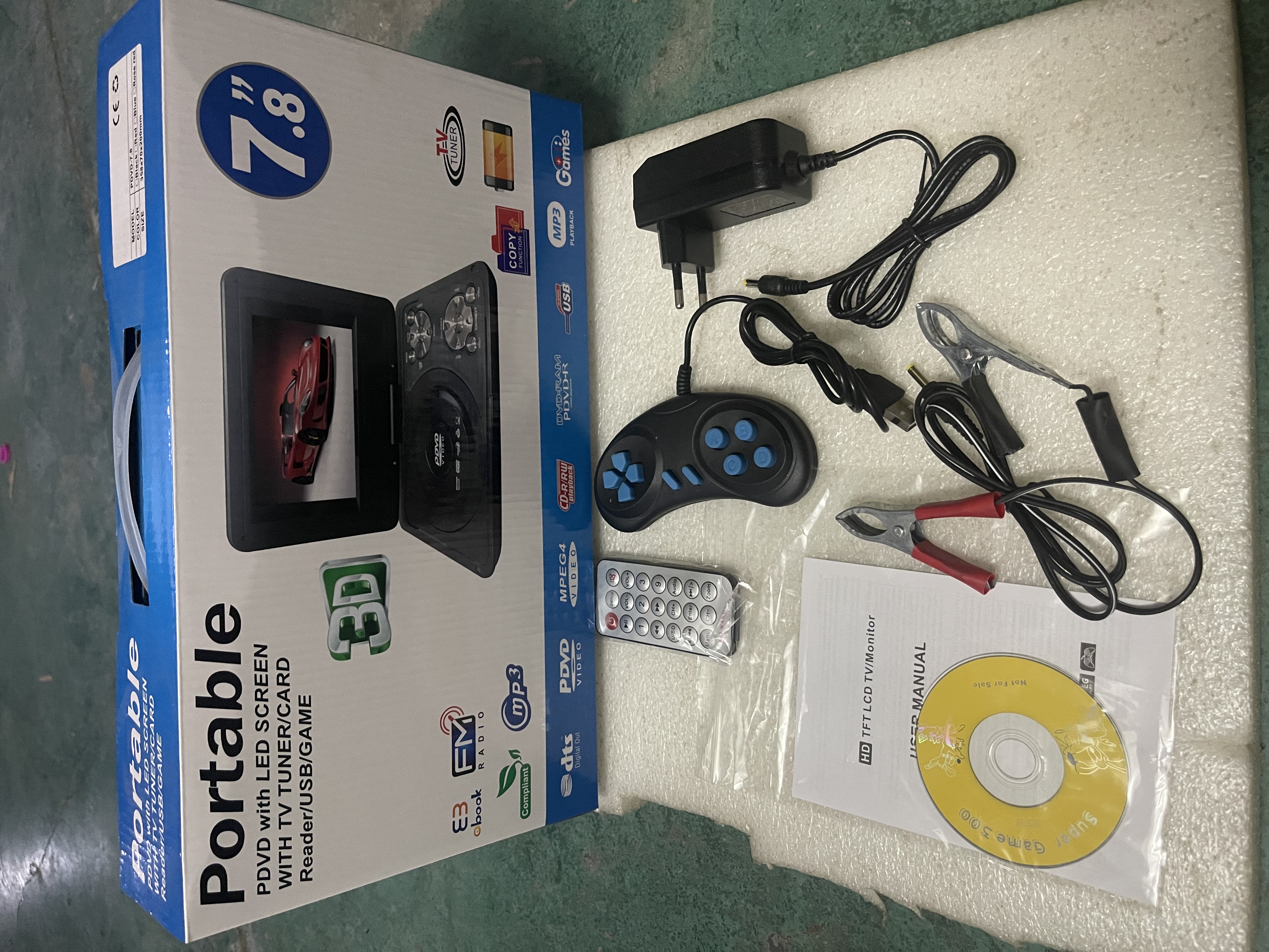 7寸移动DVD现货处理，原价130，现在处理价80元。。要的联系，请勿直接拍