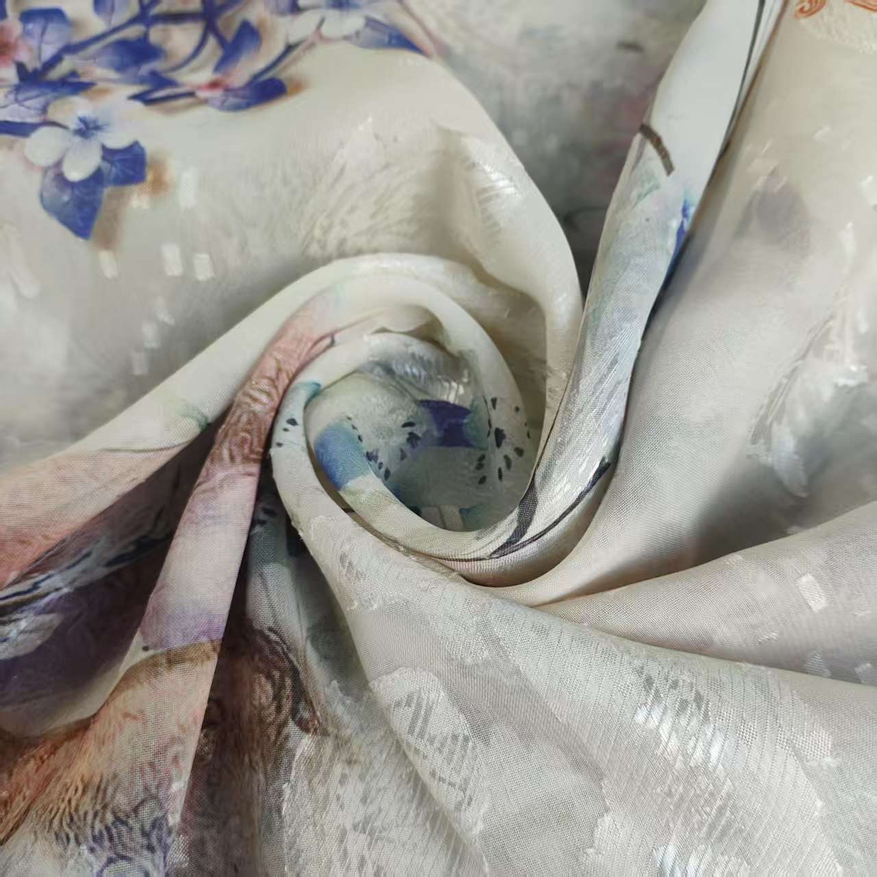 New Chinese-style shawl and scarf with a variety of traditional Chinese elements, 70*180 Specification image