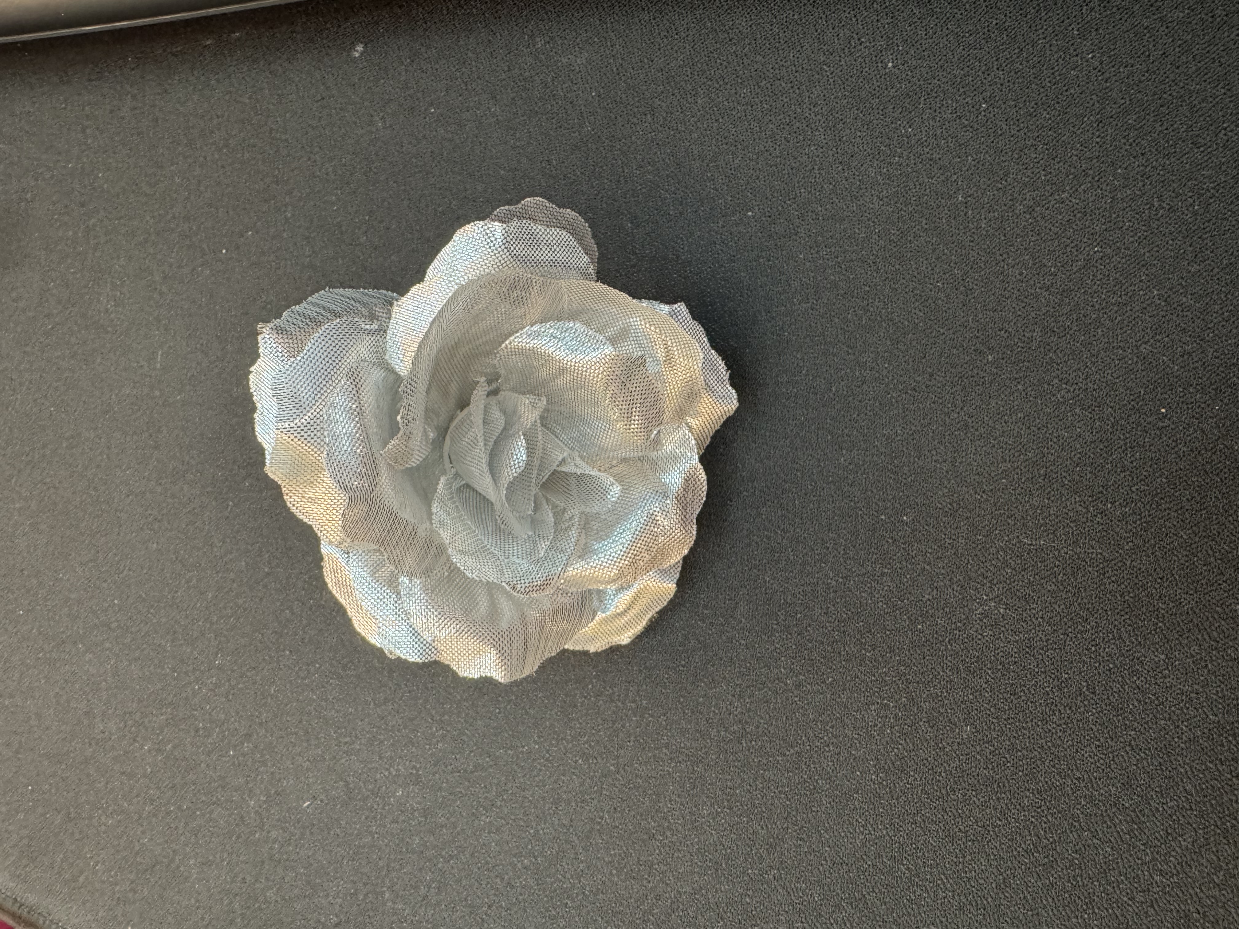Simulated flower silk fabric, large rose, diy accessories, hair accessories, clothing, Hanfu, shooting props Specification image