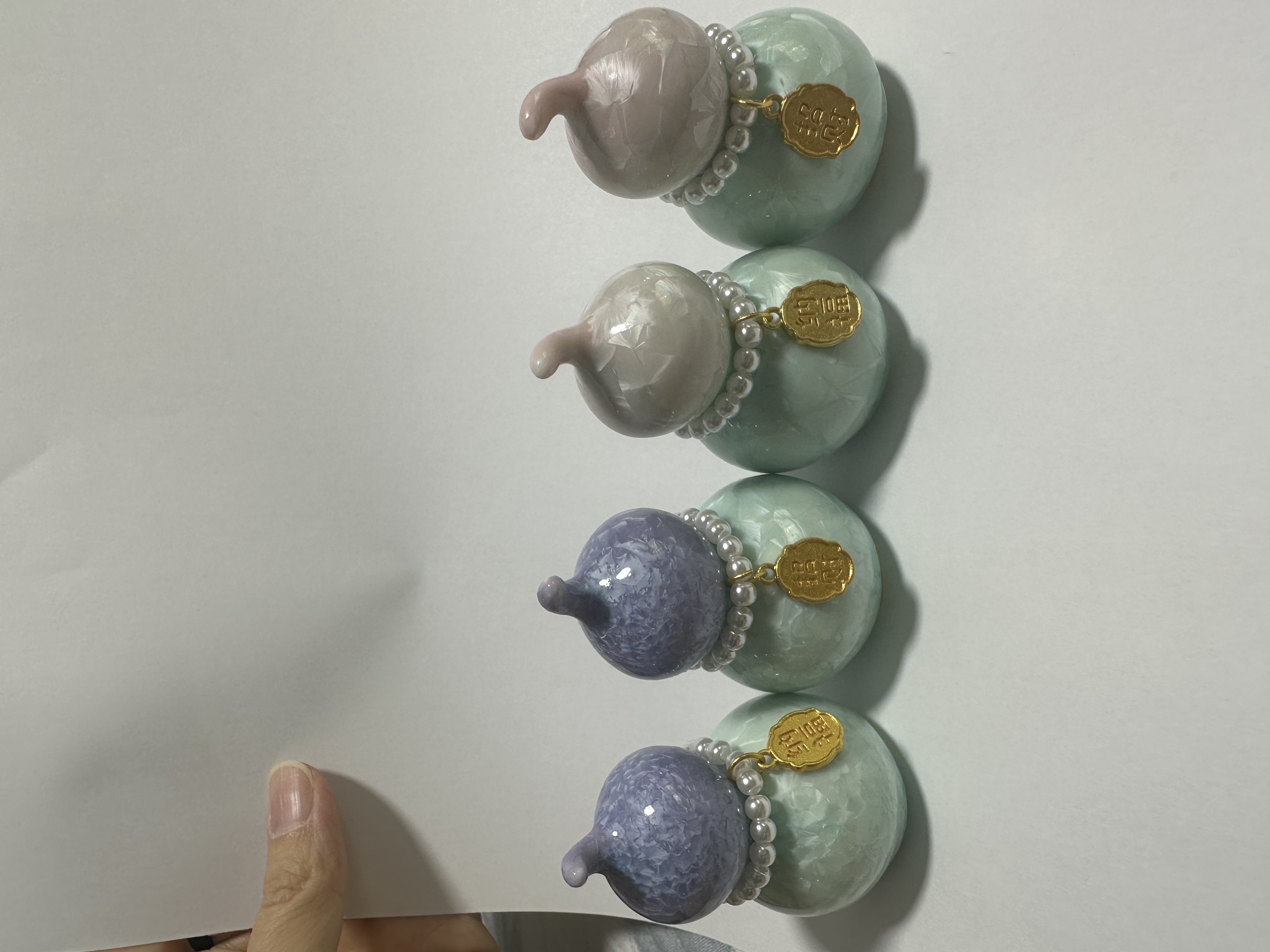 Ceramic gourd ornaments and gourd accessories bring both good fortune and prosperity detail image 1