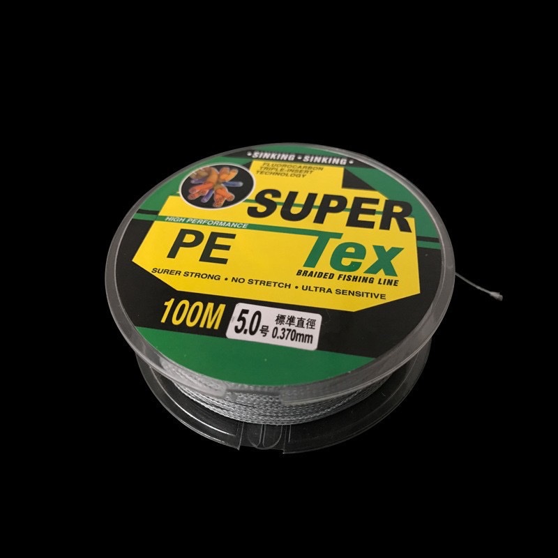 SUPER100米PE线大力马鱼线4编编织主线鱼线细节图
