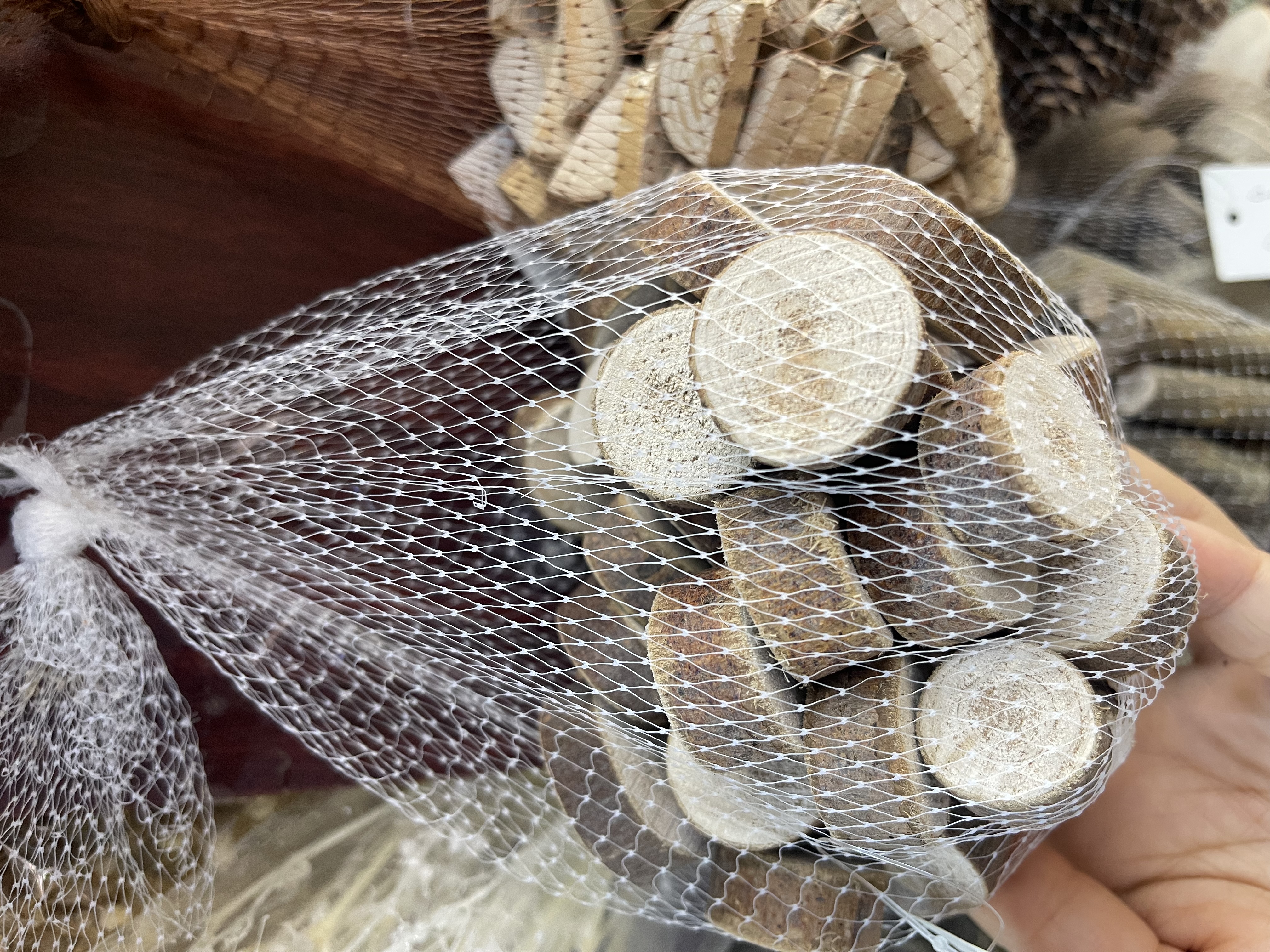 干花大麦材料包酒店香氛花束香薰插花装饰用品DIY套装 松果 木片 棉花壳