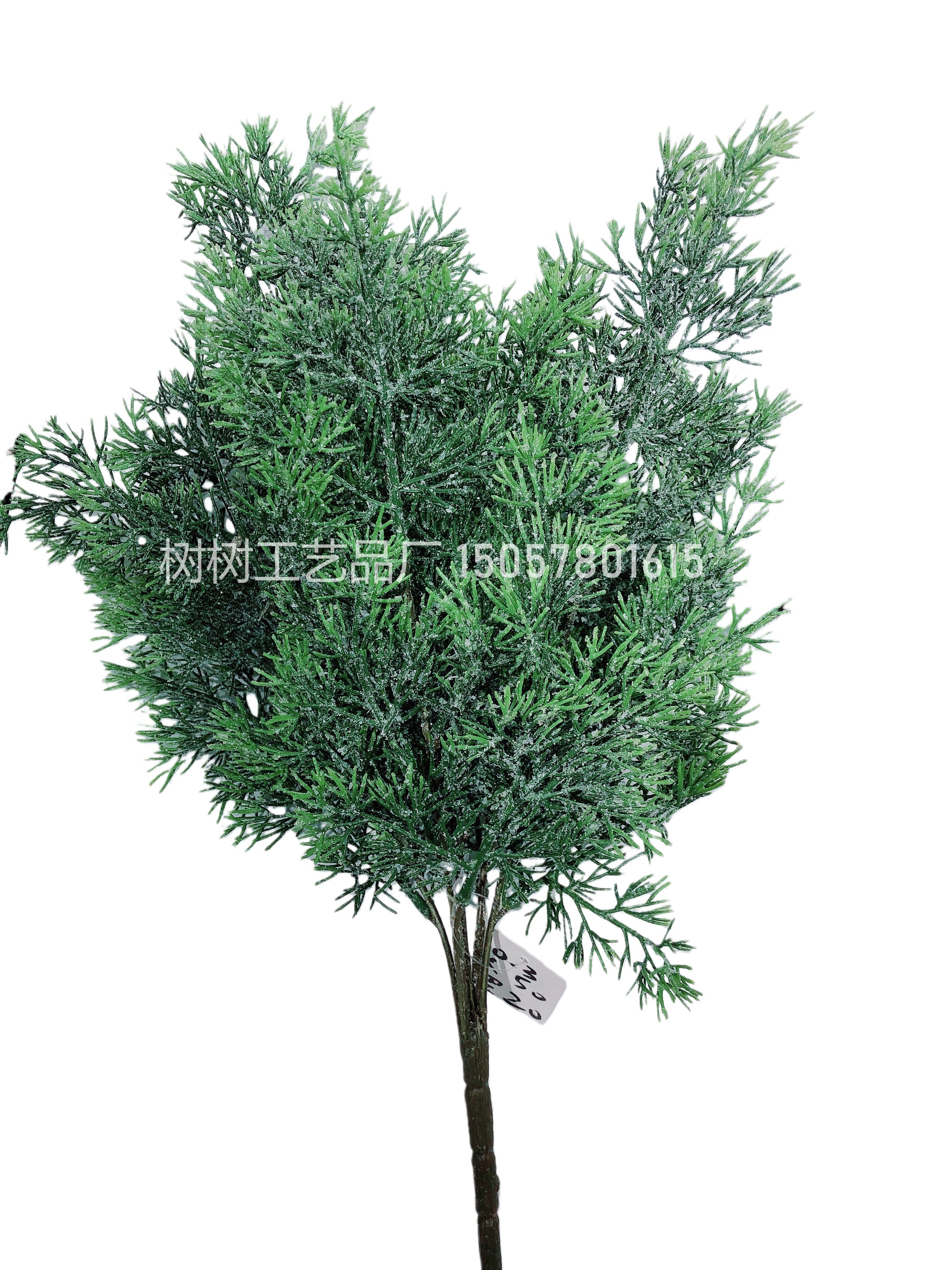 The large pine Christmas artificial green plant set has a realistic appearance, is long-lasting and durable, and is made of eco-friendly materials. It is a popular Amazon bestseller. Five plastic flowers, plastic flowers, artificial flowers, plastic artificial flowers detail image 5