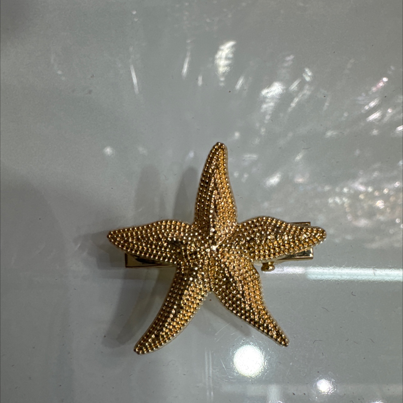 European and American summer new high-end niche ocean-style alloy headwear, large scallop texture striped hair clips, hair clips for women, children, and duckbill clips