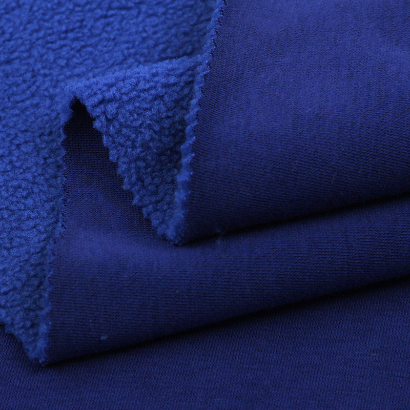 Cotton fleece fabric details Picture