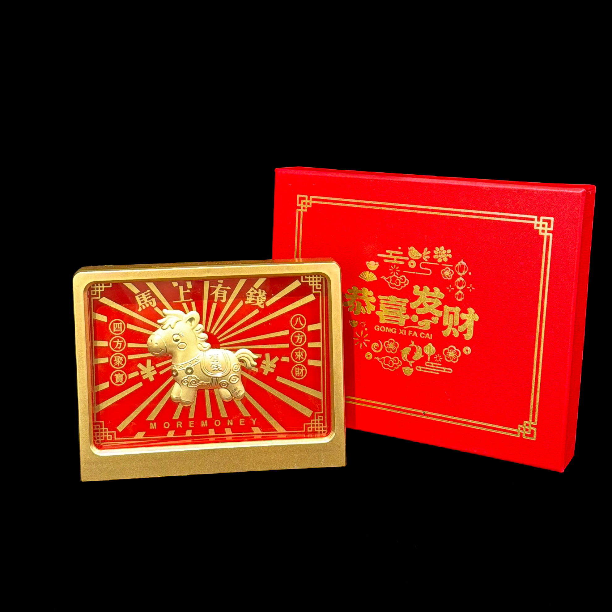 足金999摆台工艺品含金带证书
