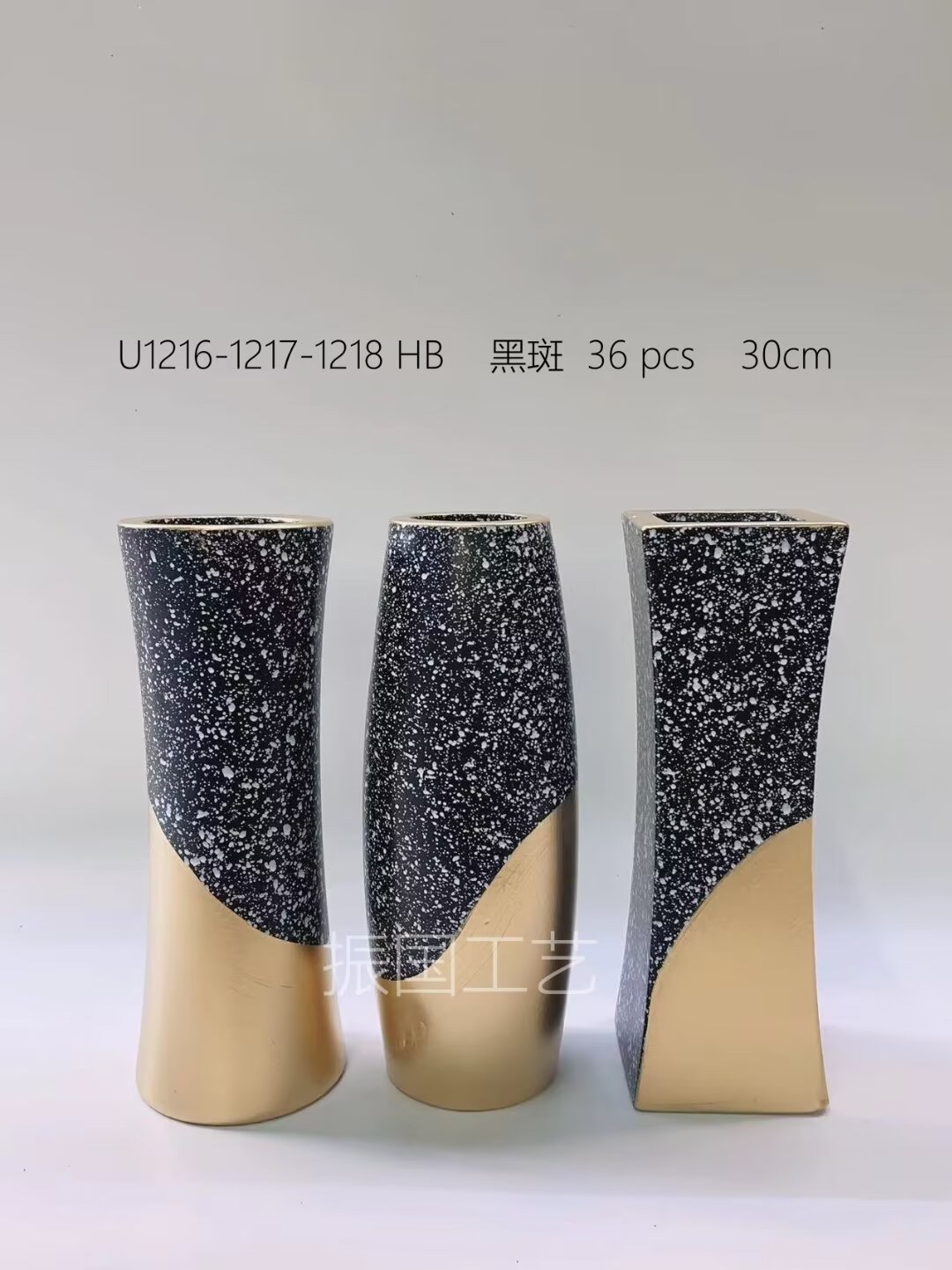 30CM低温陶瓷花瓶陶瓷摆件