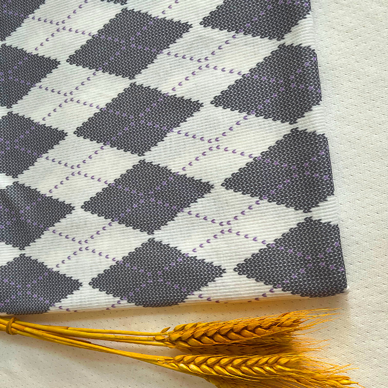 Diamond-shaped knitted fabric Specification image