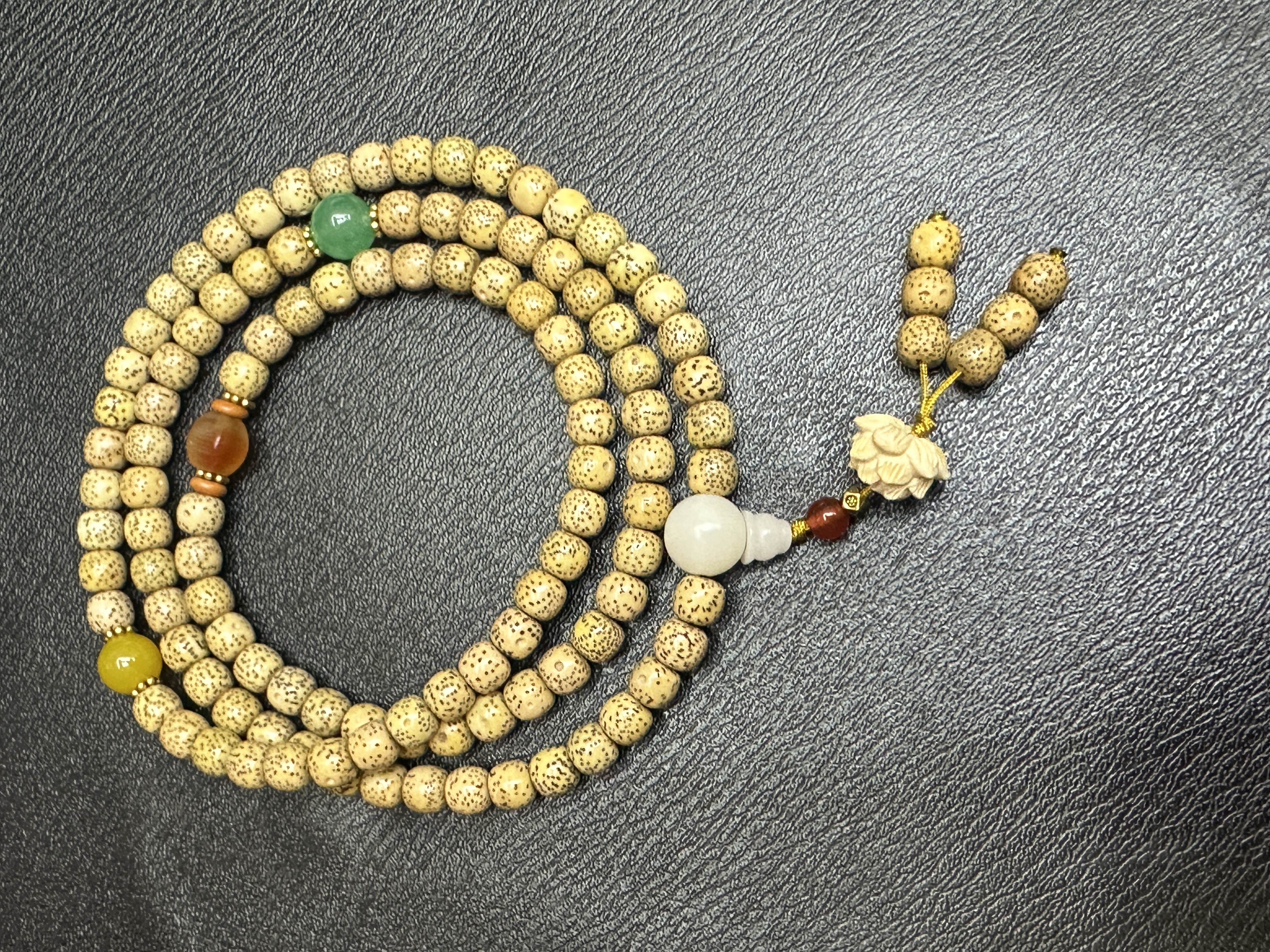 星月菩提108粒佛珠念珠手串