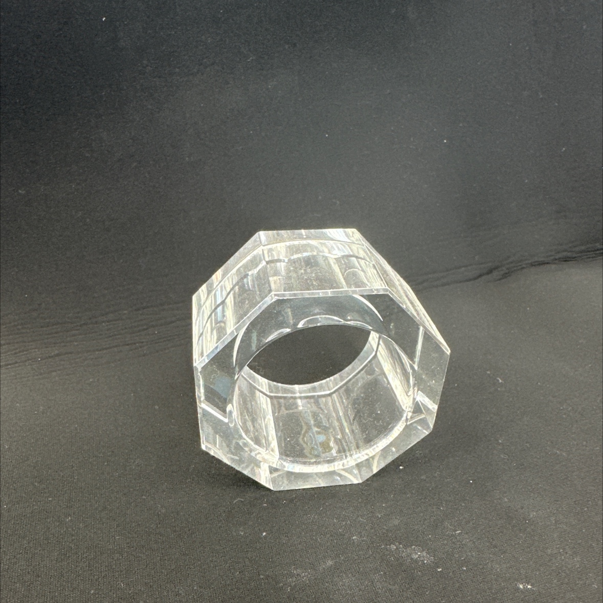 水晶八角白色工艺品歺巾扣 精心设计 款式大方