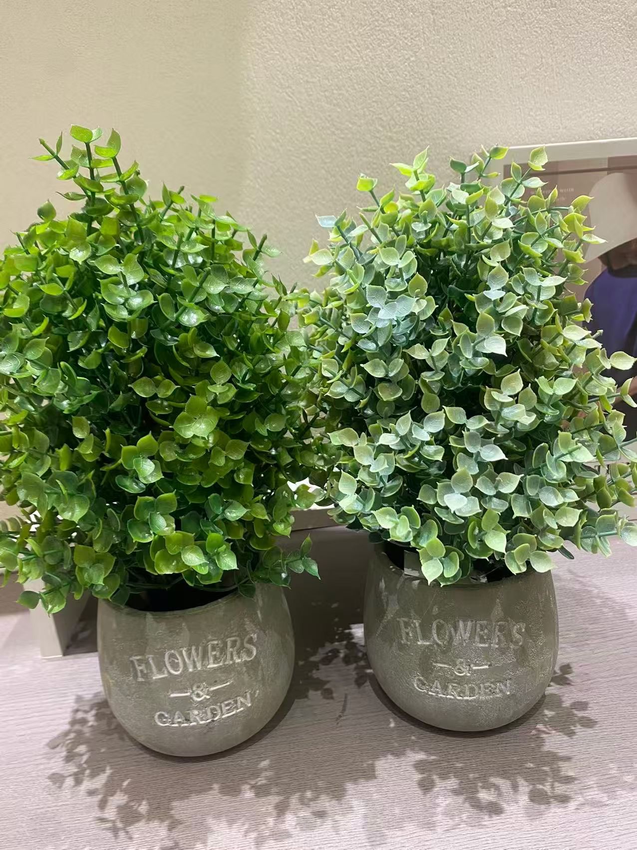 仿真植物跨境爆款尤加利盆栽