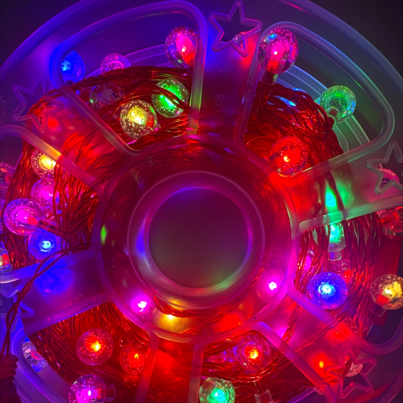 led彩灯串灯串波波球灯具灯饰彩灯氛围灯节日装饰柔光家庭装饰多彩夜景照明