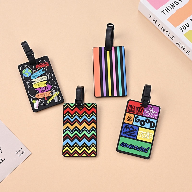 Soft silicone PVC luggage tags, boarding passes detail image 14