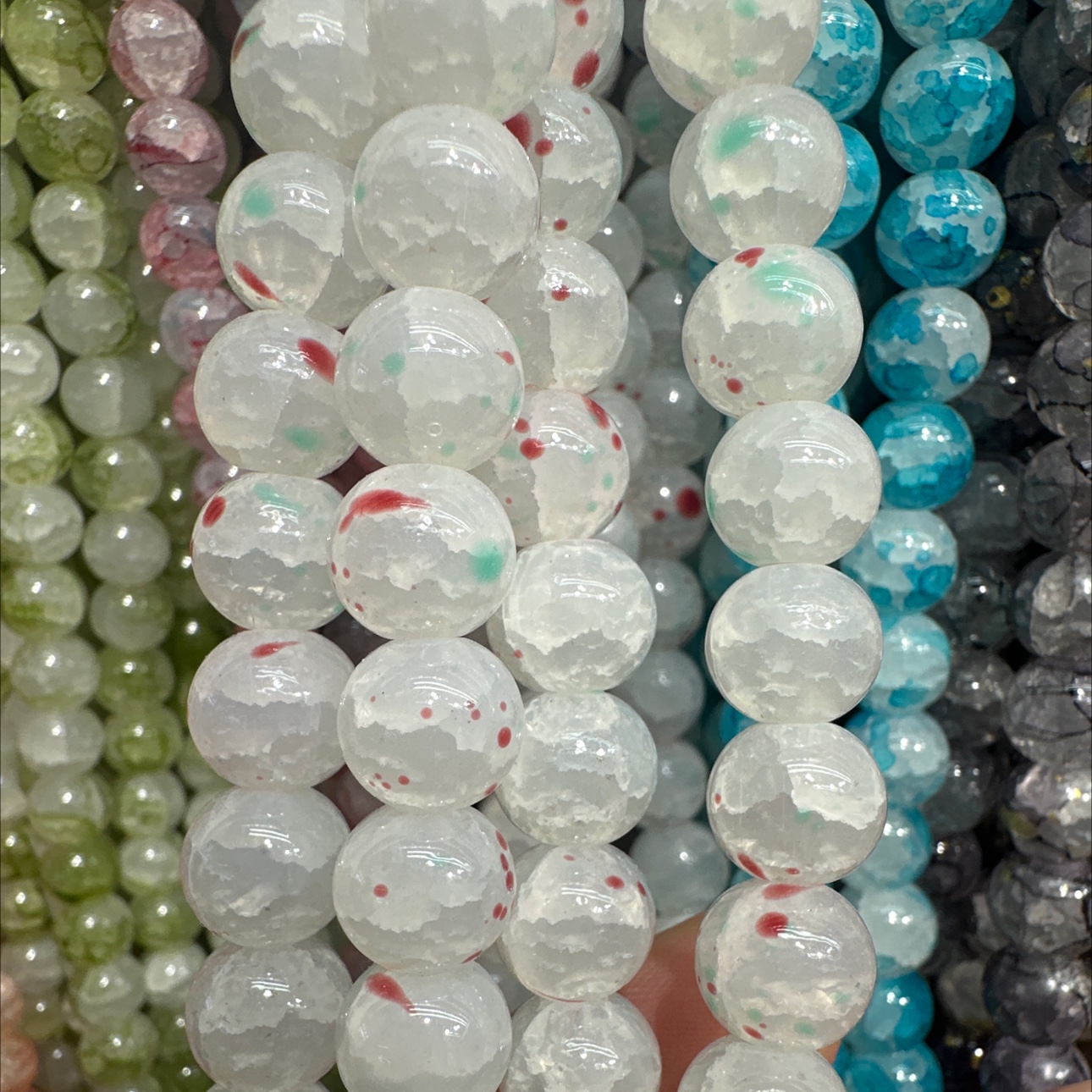 五彩绳编织朱砂手链 手串首饰 简约时尚女士饰品 佩戴舒适防过敏手链