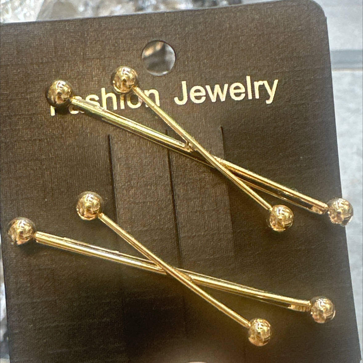 欧版几何交叉一字发夹鲨鱼夹发夹发饰发饰品发夹简约百搭发型配饰