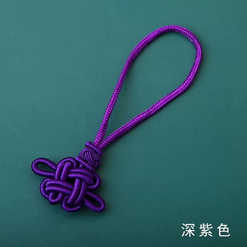 双色吉祥结挂绳DIY饰品配件中国结流苏穗子吊绳手工编织挂件绳产品图