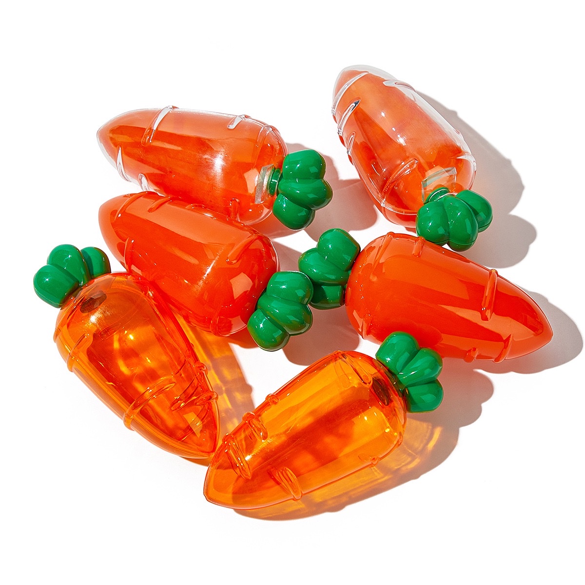 创意胡萝卜塑料盒跨境塑料糖果盒迷你卡通糖盒复活节喜糖盒 萝卜摆件