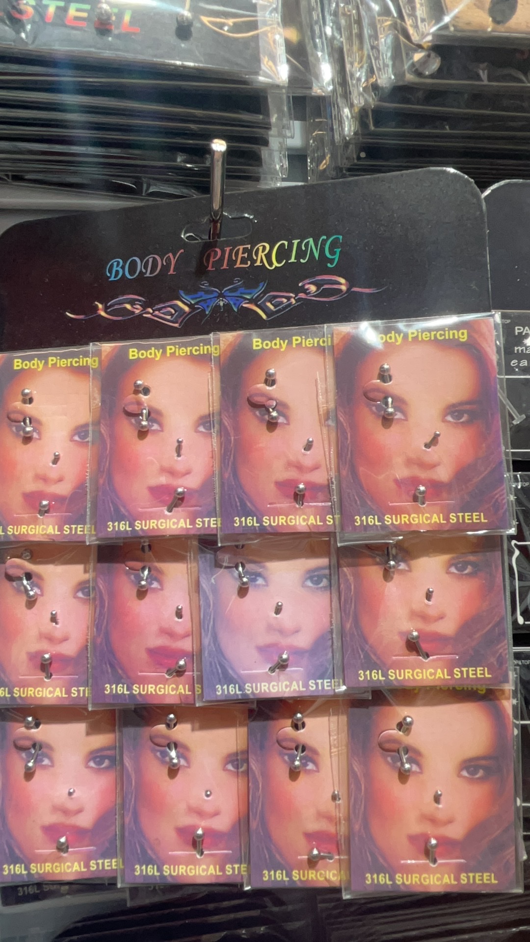 鼻钉穿刺鼻环唇钉鼻钉卡片时尚饰品配件鼻钉