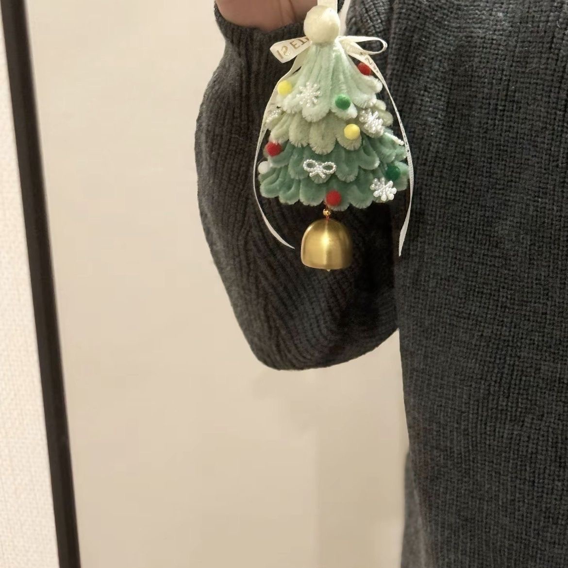 Christmas tree pendant material package, Christmas wreath twisty stick, DIY snowflake apple cart pendant bag decoration detail image 2