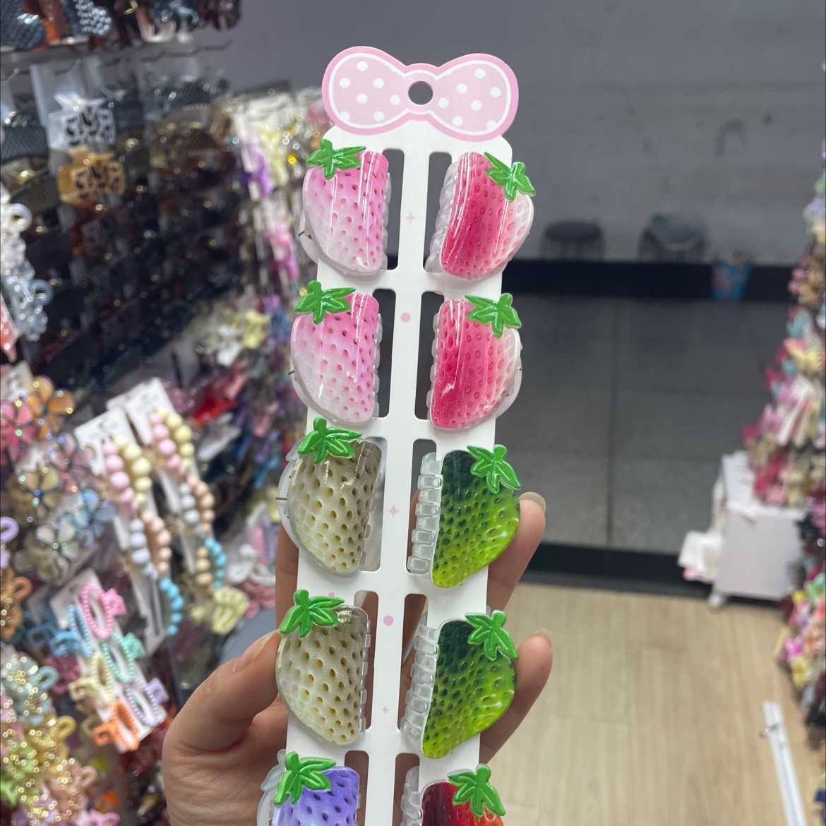 Hairpins, knitted hair bands, anti-slip strips, card-mounted cute hair accessories, baby headwear, multiple choices of hairpins Specification image